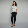 Maje Straight Pants Belted In Black