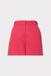Milly Aria Cady Button Shorts In  Pink