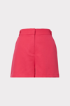 Milly Womens Pocket Button High-waist Shorts In Pink