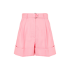 MIU MIU MIU MIU  LEVANTINE WOOL BELTED SHORTS PANTS