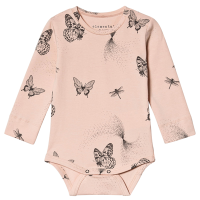 Fixoni Kids' Butterfly Baby Body Cameo Rose In Pink