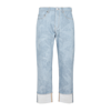 ETRO ETRO LOGO PATCH BUTTONED CROPPED JEANS