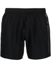 EA7 LOGO-PRINT SWIMSHORTS