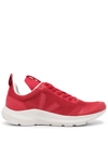 Rick Owens X Veja Performance Runner V-knit Trainers In Red