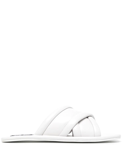 Senso Irah Leather Sandals In White