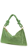 Cult Gaia Hera Nano Rhinestone Shoulder Bag In Palm