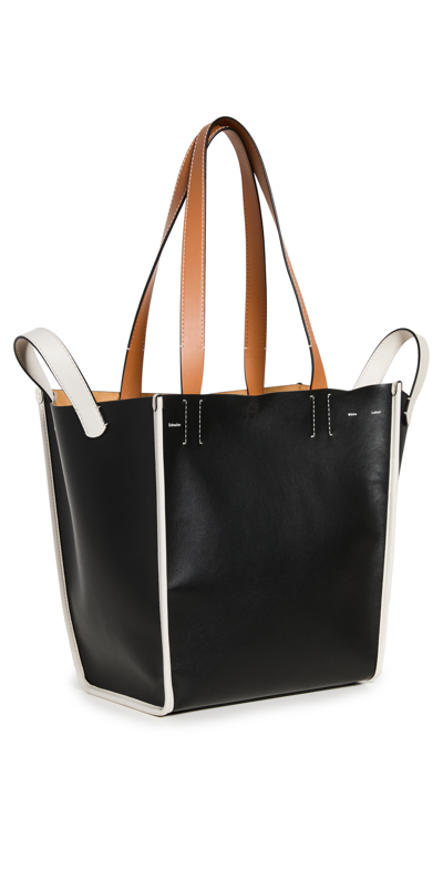 Proenza Schouler White Label Xl Mercer Leather Tote In Black