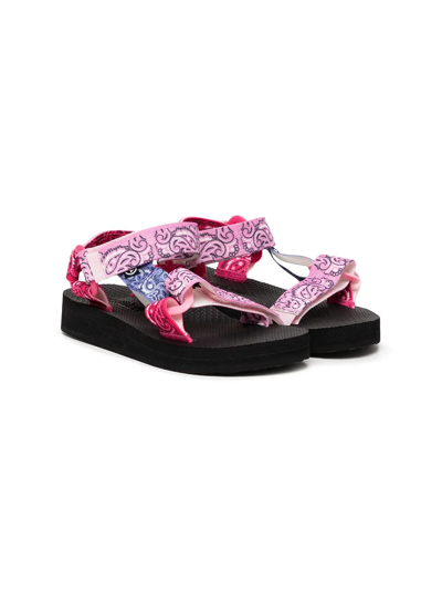 Arizona Love Kids' Pink Trekky Waterproof Bandana Sandals