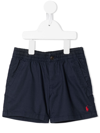 RALPH LAUREN LOGO-EMBROIDERED DENIM SHORTS