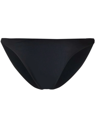 Stella Mccartney Low-rise Bikini Bottoms In Black