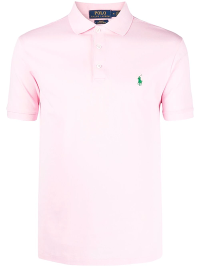 Polo Ralph Lauren Polo Pony 刺绣polo衫 In Carmel Pink