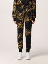 Versace Jeans Couture Regalia Baroque Print Track Pants In Black