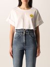Philosophy Di Lorenzo Serafini X Smiley® Cropped T-shirt In White
