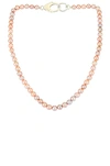 HATTON LABS PINK PEARL LOBSTER CHAIN