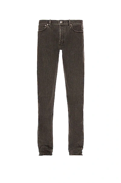 Apc Petit Standard Straight Leg Jean In Grey