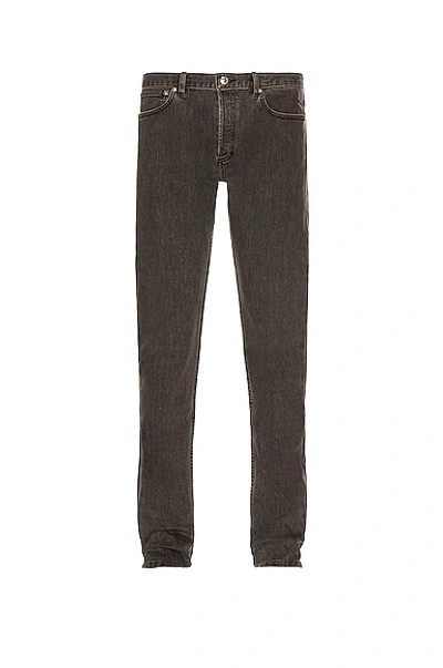 Apc Petit Standard Straight Leg Jean In Black