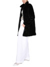 Aspesi Elastic Waist Wide Leg Plain Trousers In White