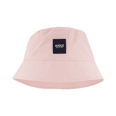 Aigle Logo Rain Hat Pink