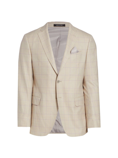 Saks Fifth Avenue Collection Houndstooth Sport Coat In Sesame