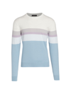 SAKS FIFTH AVENUE MEN'S COLLECTION BLOCK STRIPE CREWNECK SWEATER