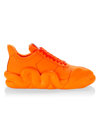 Giuseppe Zanotti Cobra Low-top Sneakers In Neon Orange