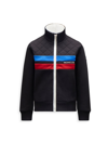 MONCLER LITTLE BOY'S & BOY'S QUILTED STRIPED TRACK JACKET