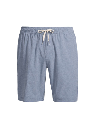Fair Harbor Men's 8" Solid 1 Beach Lounge Shorts In Blue