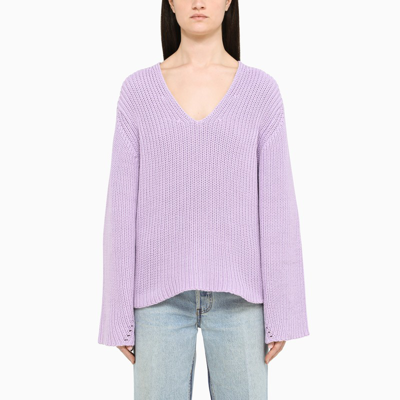 Remain Birger Christensen Purple Acuda Knit Sweater