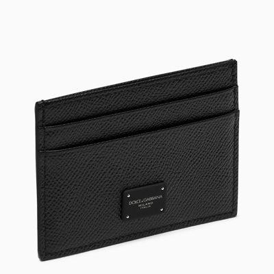 Dolce & Gabbana Black Dauphine Credit Card Holder