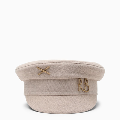 Ruslan Baginskiy Beige Logo-embroidery Hat