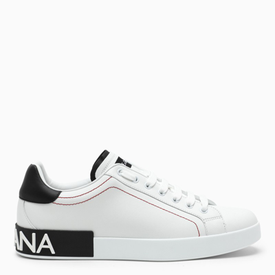 Dolce & Gabbana White/black Portofino Trainers