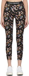 Rabanne Ssense Exclusive Black & Multicolor Capsule Bodyline Active Sport Leggings In V127 Black Multi