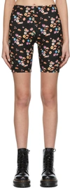 Rabanne Ssense Exclusive Black & Multicolor Capsule Bodyline Active Cyclist Sport Shorts In V127 Black Multi