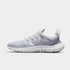 Nike Women's Free Run 5.0 Running Sneakers From Finish Line In Pure Platinum/metallic Silver/ghost