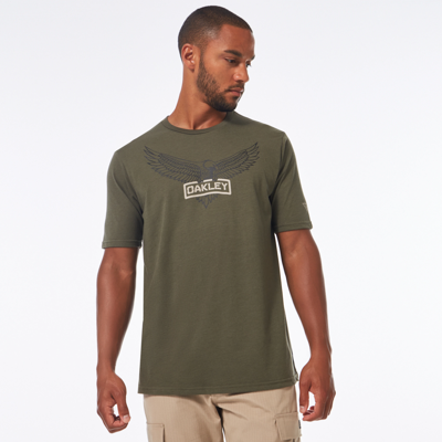 Oakley Si  Eagle Tab Tee In Dark Brush