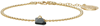 ANCIENT GREEK SANDALS GOLD SIMPLE CRYSTAL CLEAR ANKLET