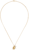 Alighieri Gold 'the Dagger And The Rock' Necklace In 00 Silver & 24 Gold