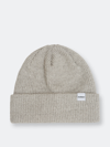 Druthers Rib Recycled Cotton Knit Beanie In Grey