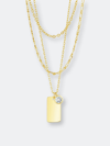 STERLING FOREVER STERLING FOREVER BRIELLE LAYERED NECKLACE