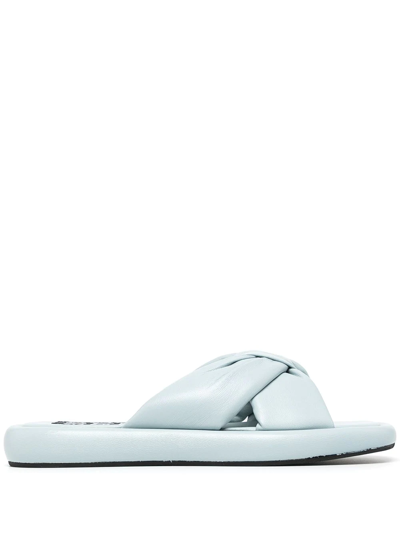 Senso Bubbles Leather Sandal In Blue