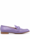 GIANVITO ROSSI BELEM BRAIDED LOAFERS