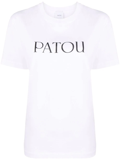 Patou White Logo-print T-shirt