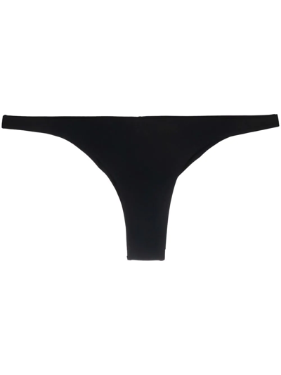Magda Butrym Low Rise Tech Bikini Bottoms In Black