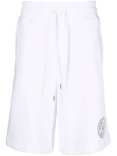 Versace Jeans Couture Versace Jeans Mens White Cotton Shorts
