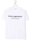 PHILOSOPHY DI LORENZO SERAFINI LOGO刺绣短袖T恤