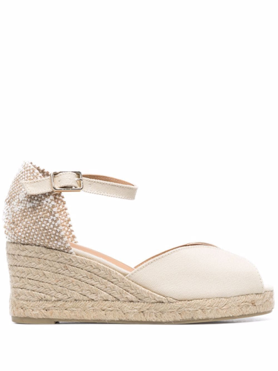 Castaã±er Chiarita 70mm Espadrilles In Neutral