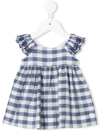 TARTINE ET CHOCOLAT CHECK BABYDOLL DRESS