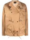 Isabel Marant Double-breasted Funnel-neck Jacket In Neutrals
