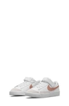 Nike Kids' Dunk Low "white/metallic Red Bronze" Sneakers In White/ Red Bronze
