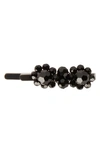 SIMONE ROCHA MINI CRYSTAL FLOWER HAIR CLIP